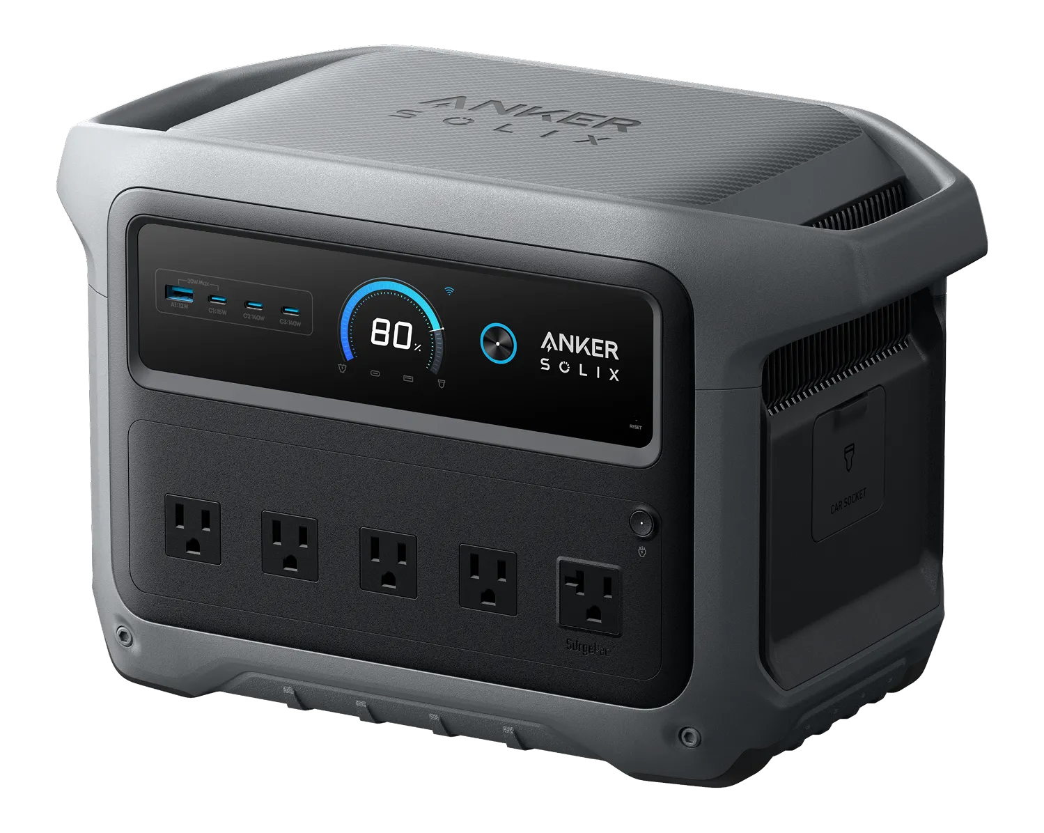 Anker SOLIX C1000 Gen 2 portable power station studio front view